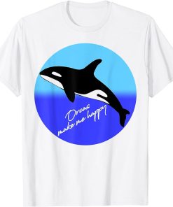 Orca Killer Whale Retro Vintage Graphic Design T-Shirt